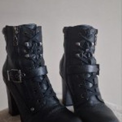 Кожаные ботинки Guess - фото 7