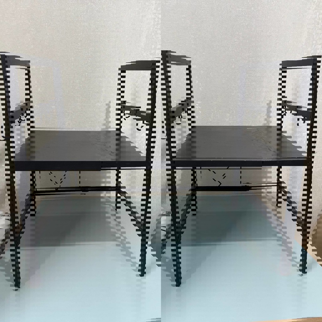 Полка металическая трехуровневая