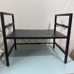 Полка металическая трехуровневая - фото 1