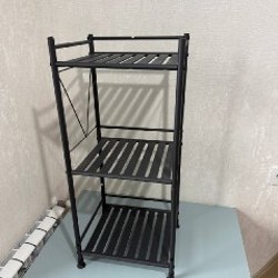 Полка металическая трехуровневая - фото 2