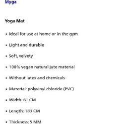 Коврик для йоги Myga - фото 4