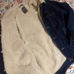 Теплая джинсовая куртка - фото 3