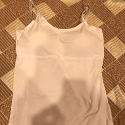 Белая майка на бретельках - фото 6