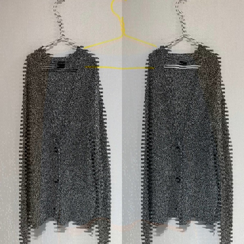 Серый кардиган