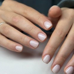 Маникюр обычный лак - фото 1