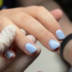 Маникюр обычный лак - фото 2