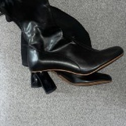 Высокие сапоги на каблуке - фото 6