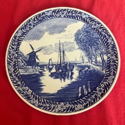 Декоративная настенная тарелка Delft Blue - фото 6