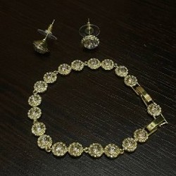 Браслет и серьги Swarovski - фото 2