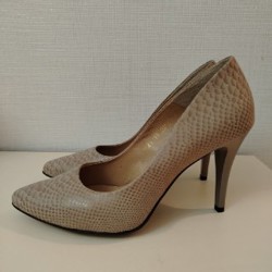 Бежевые туфли - фото 4