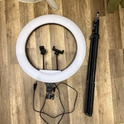 Лампа кольцевая с пультом управления - фото 3