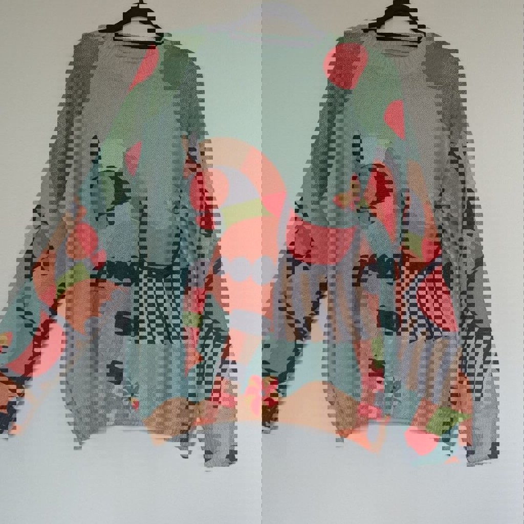 Свитер короткий