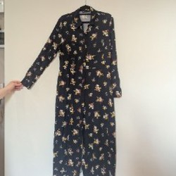 Длинное прозрачное платье-рубашка H&M - фото 1