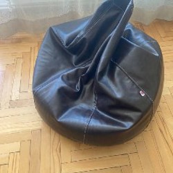 Кожаный пуф - фото 3