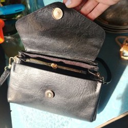 Черная мягкая сумка - фото 2