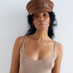 Шляпка черная фетровая - фото 1