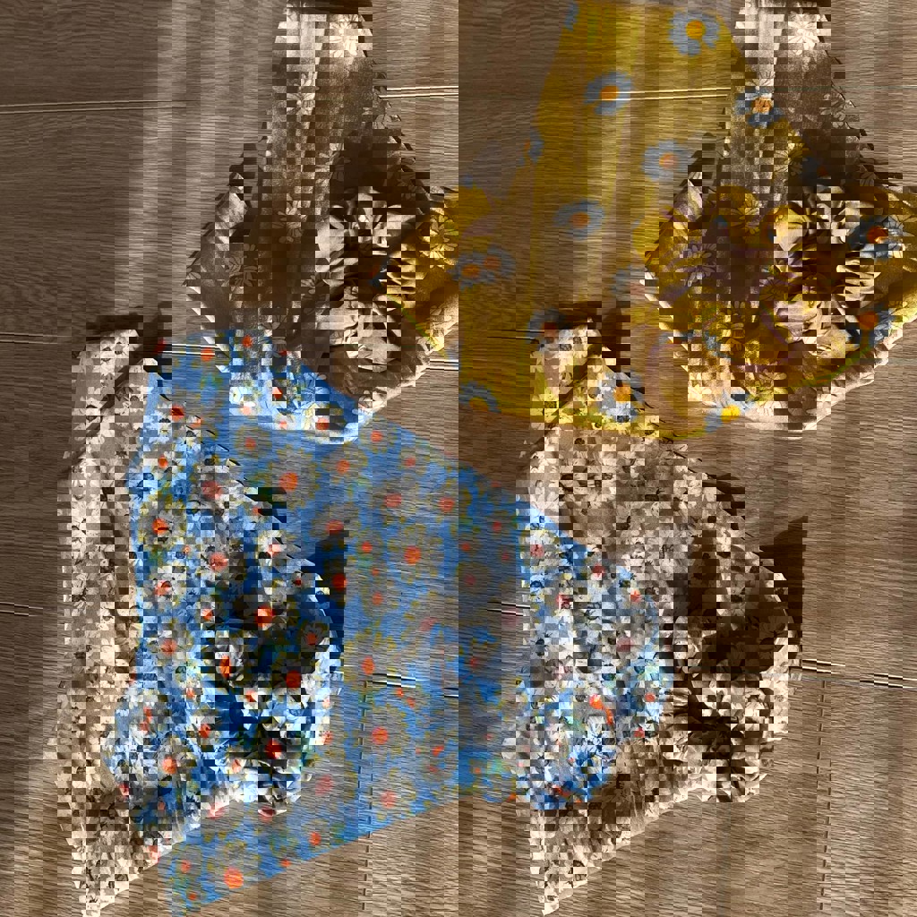 Резинки для волос с косынками