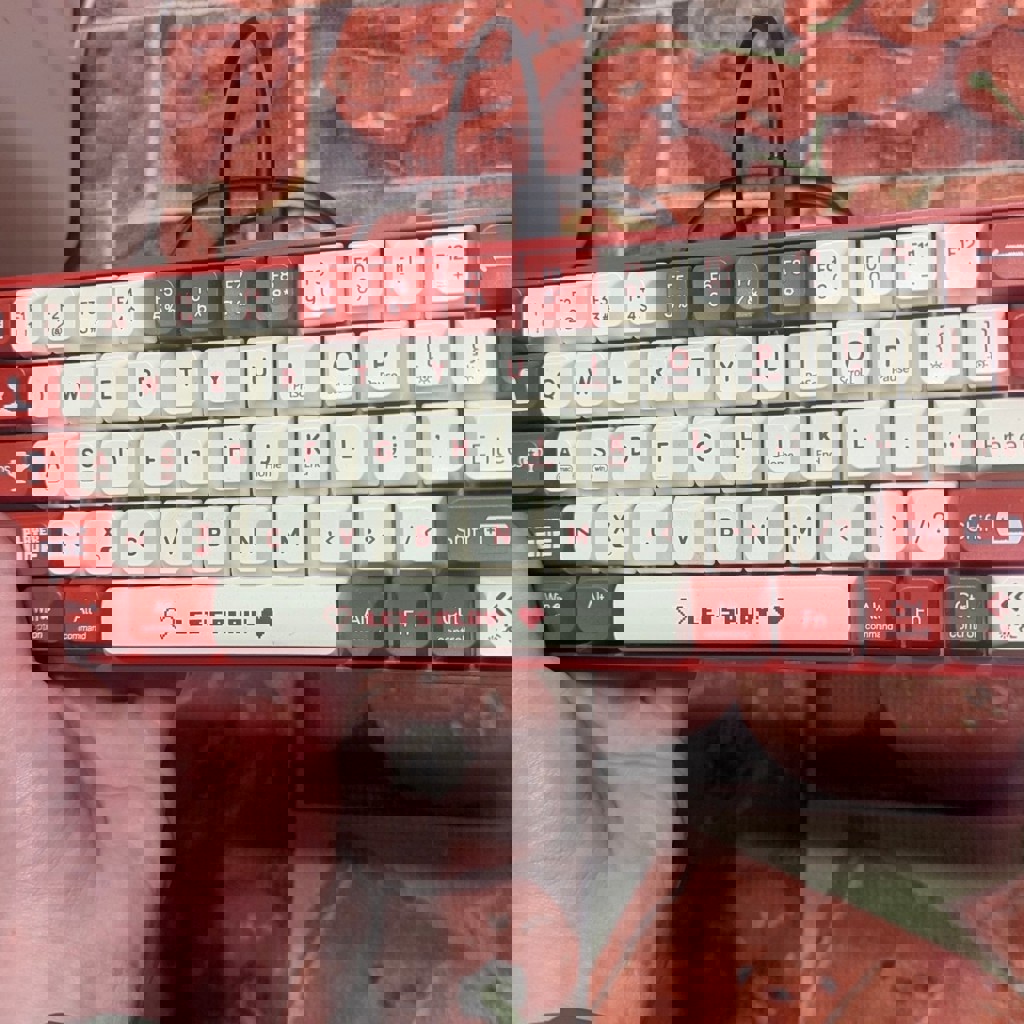 Клавиатура Ajazz ak680 red&white edition