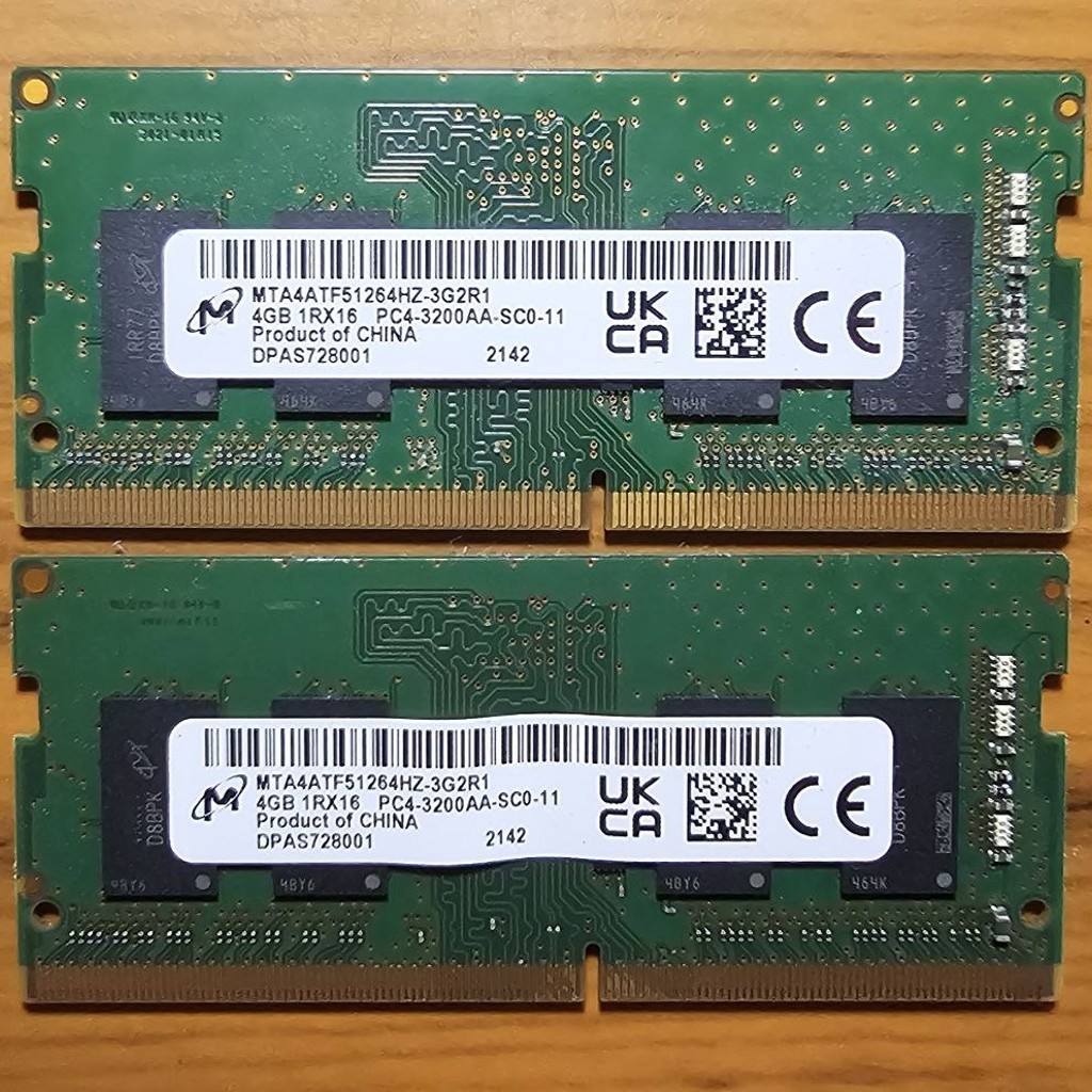 Оперативная память SODIMM DDR4 3200 MHz 8Gb
