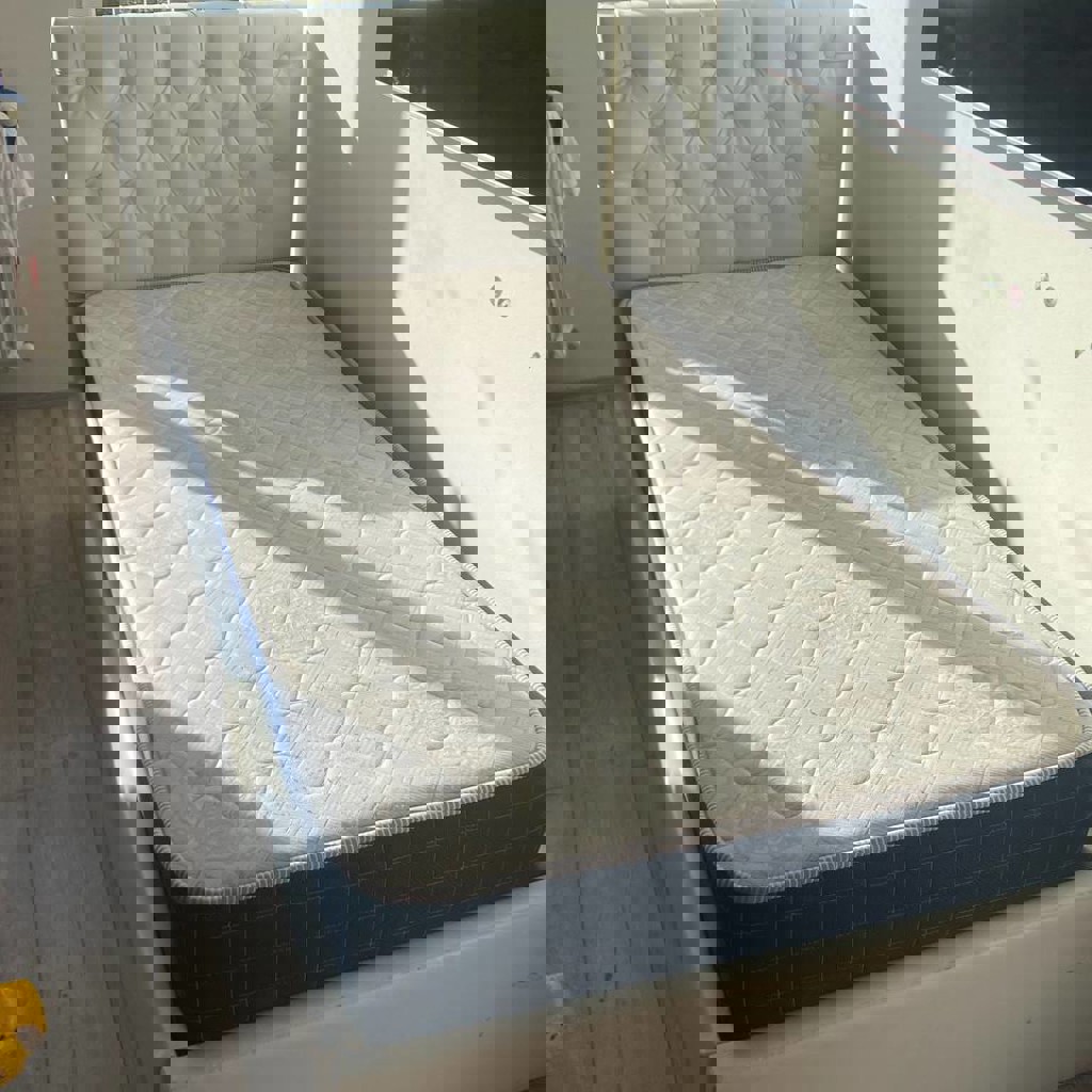 Кровать с мягким изголовьем