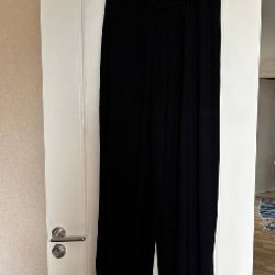 Черные широкие брюки ASOS Design - фото 4