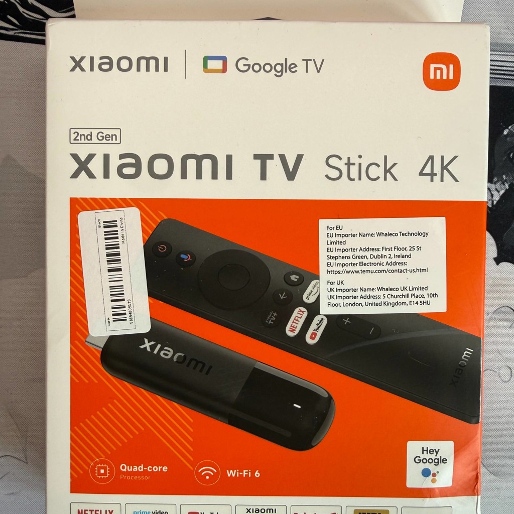 Приставка для телевизора Xiaomi TV Stick 4k 2gen