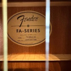 Fender FA-125CE SB - фото 2