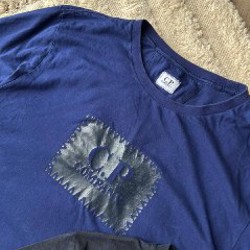 Футболка CP Company синяя - фото 2