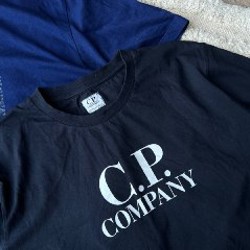 Футболка CP Company синяя - фото 3
