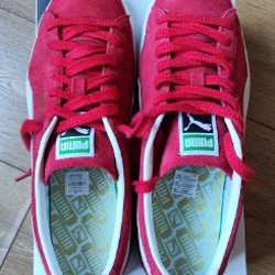 PUMA Suede VTG 'Red' - фото 5
