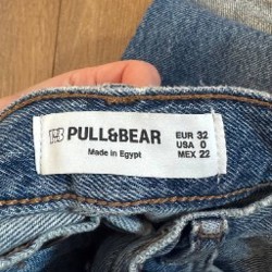Джинсы Pull&Bear Straight-Leg High-Waist - фото 2