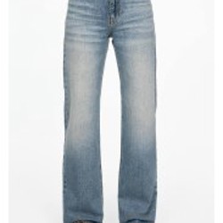 Джинсы Pull&Bear Straight-Leg High-Waist - фото 3