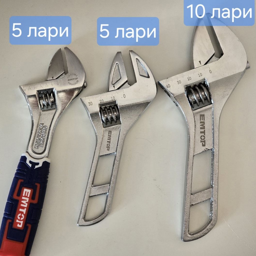 Разводные ключи