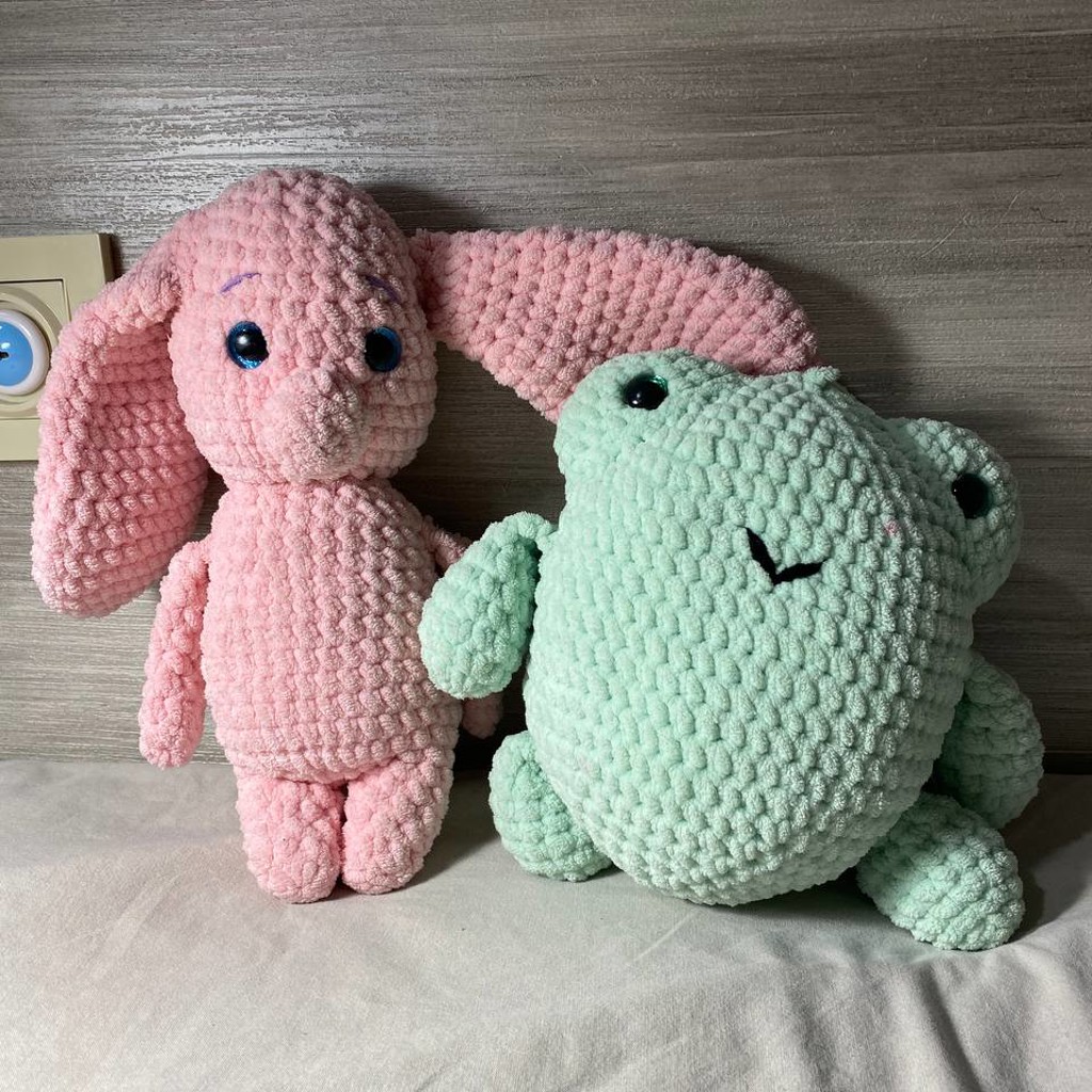 Мягкие вязанные игрушки