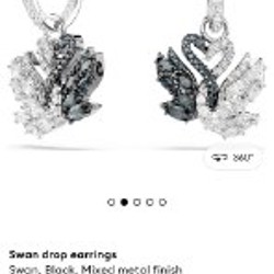 Серьги и кулон Swarovski - фото 3