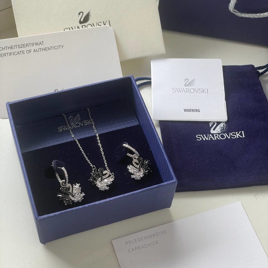 Серьги + кулон Swarovski