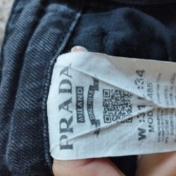 Джинсовые шорты Prada - фото 2