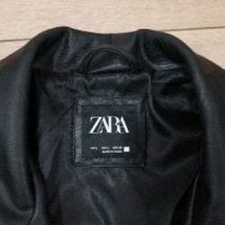 Кожанная куртка Zara - фото 3