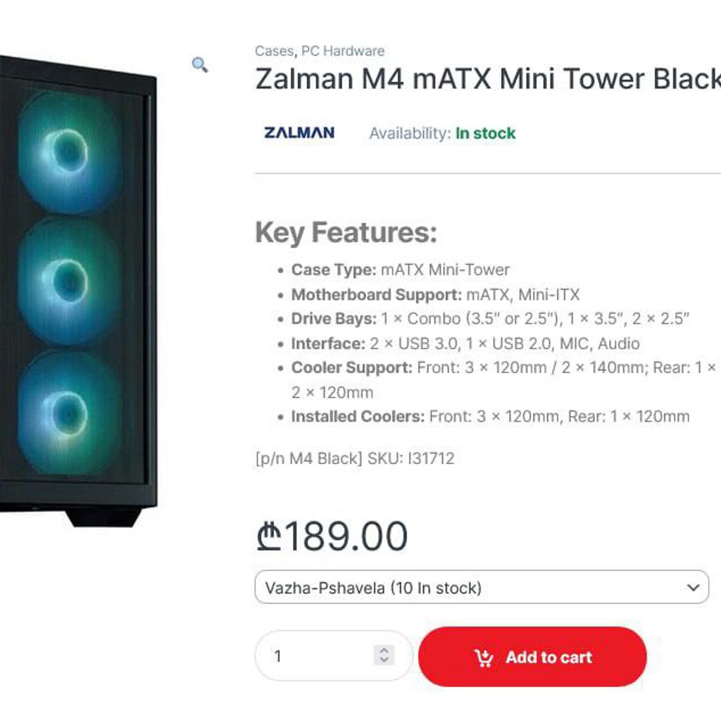 Корпус Zalman M4