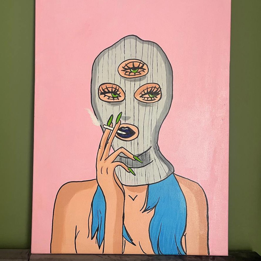 Интерьерная картина в стиле Pop Art