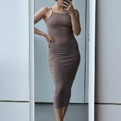 Платье комбинация серо-розовое ASOS - фото 3