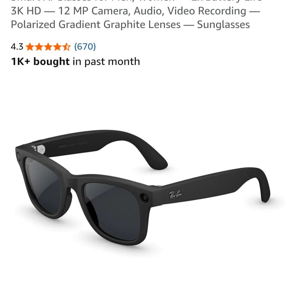 Очки Meta Ray-Ban