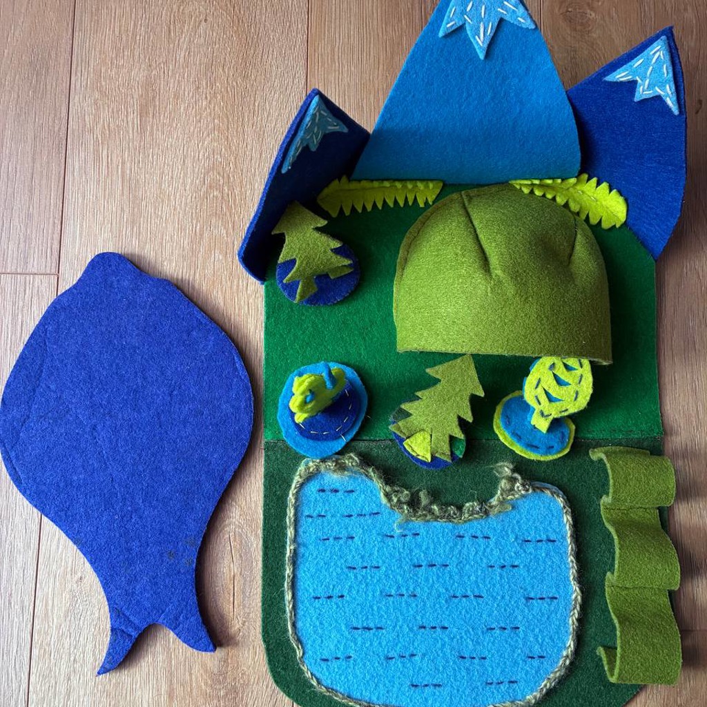Игровой коврик из фетра