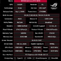 Видеокарта Asus Tuf Gaming RTX 3070 OC Edition - фото 6