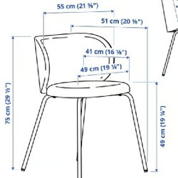 Стул IKEA KRYLBO - фото 3