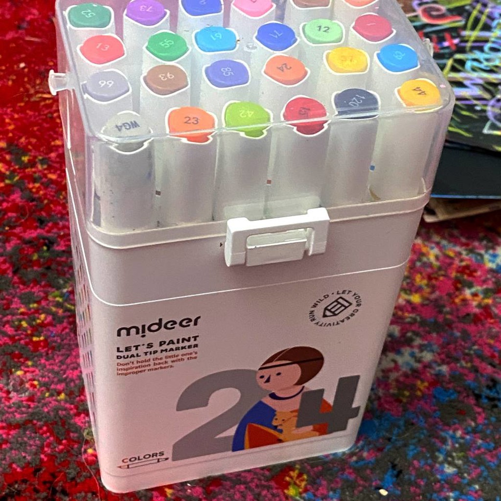 Mideer Let's Paint Dual Tip Markers