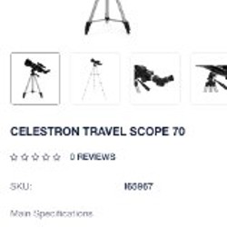 Телескоп Celestron Travel Scope 70 - фото 2