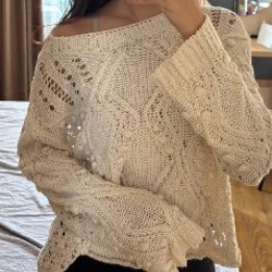 Бежевая кофта - фото 2