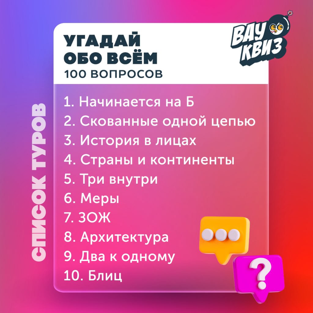 Классический ВАУ Квиз