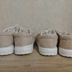 Лёгкие тканевые ботиночки - фото 4